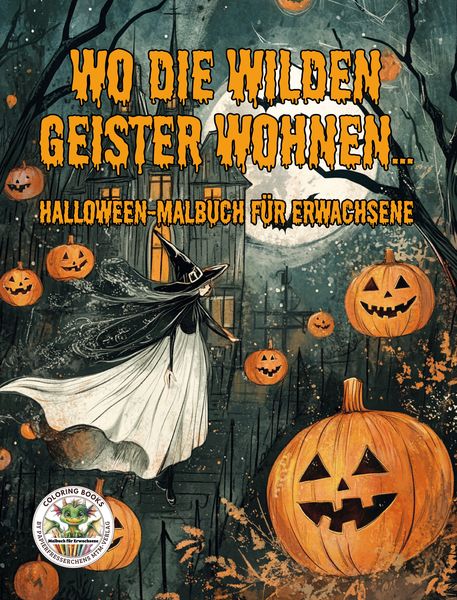 Produktbild: Holland, N: Wo die wilden Geister wohnen...Halloween-Malbuch