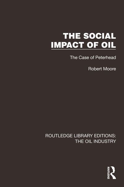 Produktbild: The Social Impact of Oil