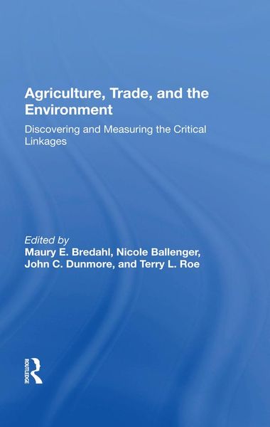 Produktbild: Agriculture, Trade, And The Environment