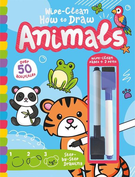 Produktbild: Wipe-Clean How to Draw Animals