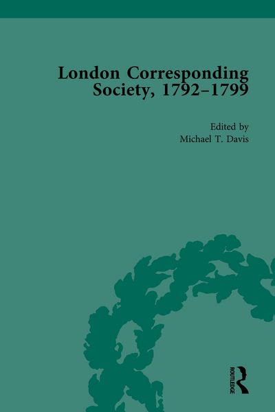 Produktbild: The London Corresponding Society, 1792-1799 Vol 3