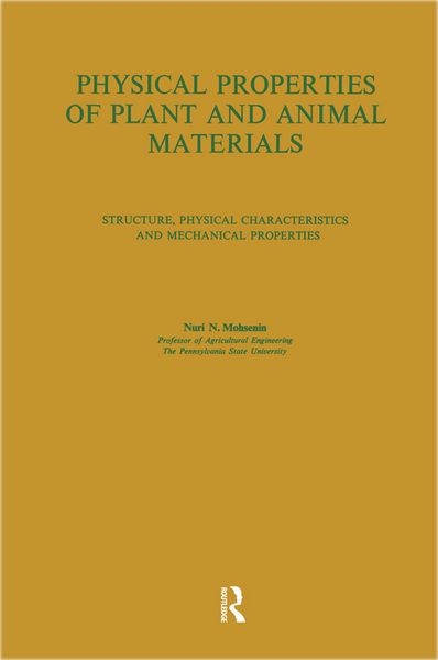 Produktbild: Physical Properties of Plant and Animal Materials: v. 1: Physical Characteristics and Mechanical Properties