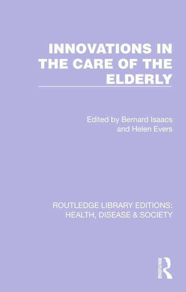 Produktbild: Innovations in the Care of the Elderly