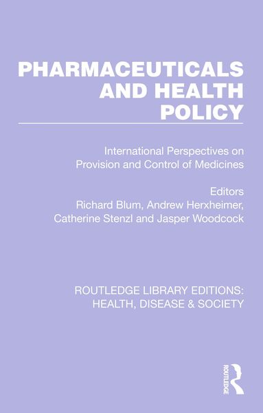 Produktbild: Pharmaceuticals and Health Policy