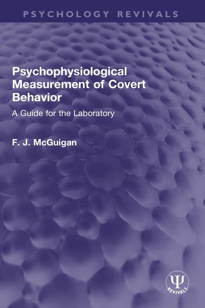 Produktbild: Psychophysiological Measurement of Covert Behavior
