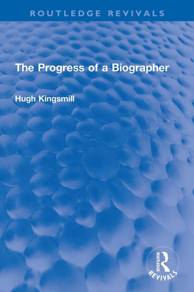 Produktbild: The Progress of a Biographer
