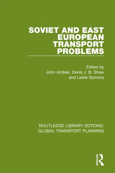 Produktbild: Soviet and East European Transport Problems