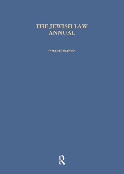 Produktbild: Jewish Law Annual (Vol 11)