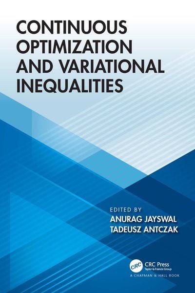 Produktbild: Continuous Optimization and Variational Inequalities
