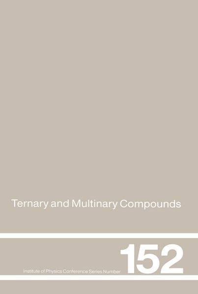 Produktbild: Ternary and Multinary Compounds