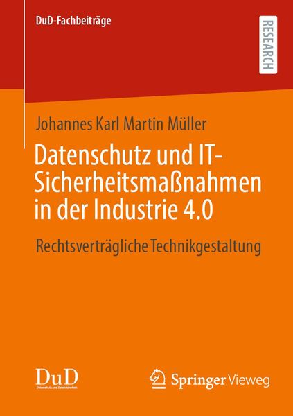 Produktbild: Datenschutz und IT-Sicherheitsma&szlig;nahmen in der Industrie 4.0
