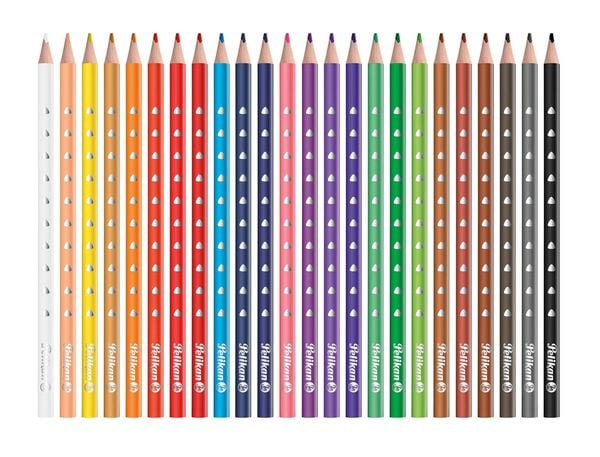 Produktbild: Pelikan Buntstifte SILVERINO dreieckig d&uuml;nn, 24er Set