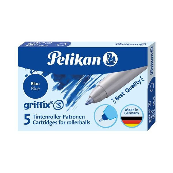 Produktbild: Pelikan Tintenpatronen griffix&reg; Blau 2 x 5er Set