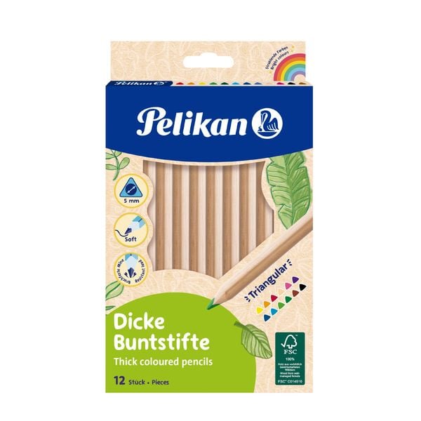 Produktbild: Pelikan Buntstifte Jumbo, 12er Set
