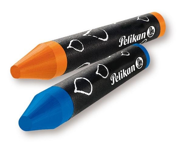 Produktbild: Pelikan Kunststoff-Etui mit 8 Wachsmalstiften und Schaber