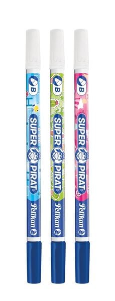 Produktbild: Pelikan Tintenkiller Super Pirat, Strichstärke B = Breit, 2er Set