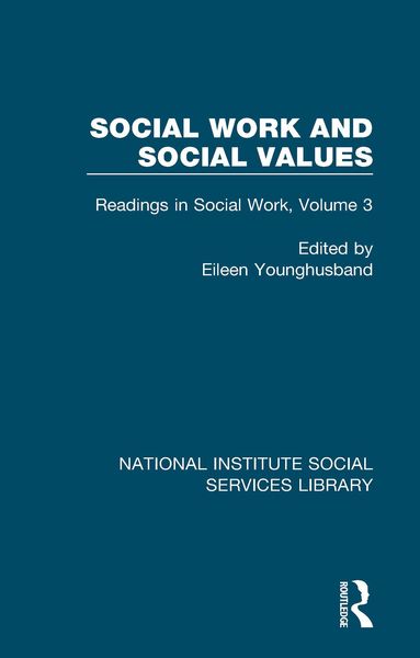 Produktbild: Social Work and Social Values