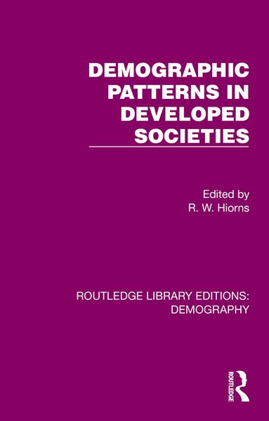 Produktbild: Demographic Patterns in Developed Societies