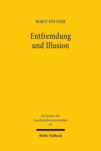 Produktbild: Entfremdung und Illusion