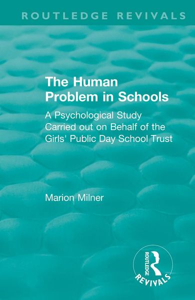 Produktbild: The Human Problem in Schools (1938)