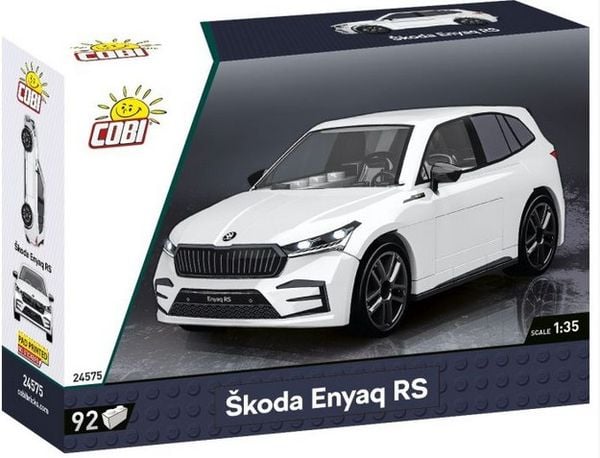 Produktbild: COBI 24575 - Skoda Enyaq RS, Ma&szlig;stab 1:35, Bausatz, 92 Klemmbausteine