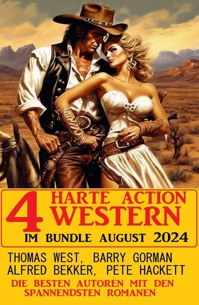 Produktbild: 4 Harte Action Western im Bundle August 2024