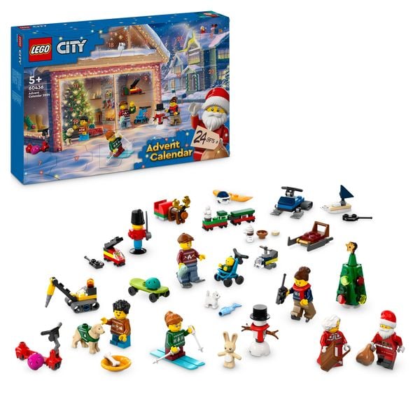 LEGO City Adventskalender 2024, Advents- oder Weihnachtsgeschenk 60436