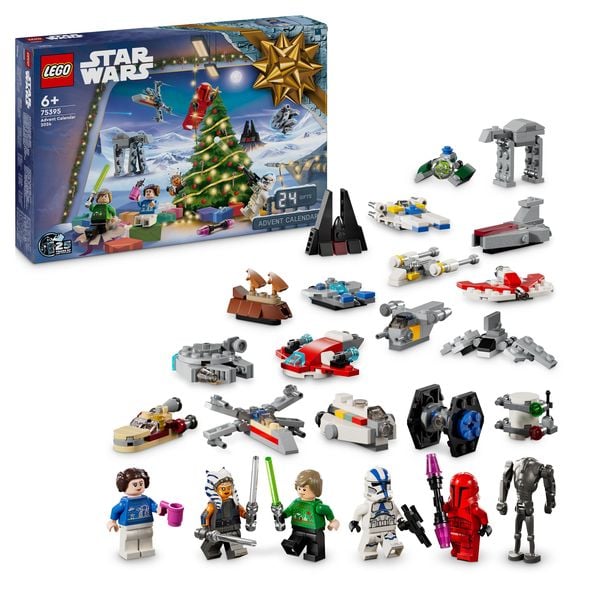 LEGO Star Wars Adventskalender 2024, Bauspielzeug mit Minifiguren 75395