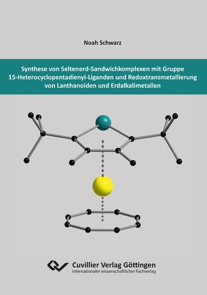 Produktbild: Synthese von Seltenerd-Sandwichkomplexen mit Gruppe 15-Heterocyclopentadienyl-Liganden und Redoxtransmetallierung von Lanthanoiden und Erdalkalimetallen