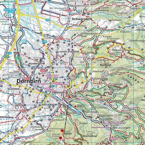 Produktbild: Freytag & berndt Wanderkarte WK 364 Bregenzerwald 1:50.000