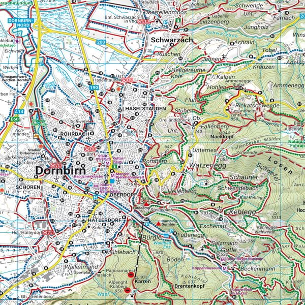 Produktbild: Freytag & berndt Wanderkarte WK 364 Bregenzerwald 1:50.000