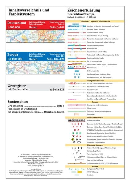 Produktbild: Neuer Stra&szlig;enatlas Deutschland/Europa 2025/2026