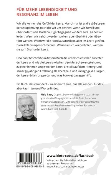 Produktbild: Das Drama der Leere