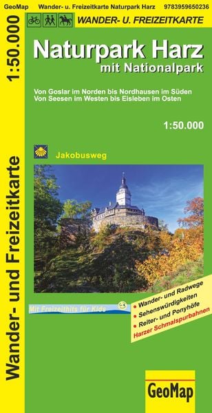 Produktbild: Naturpark Harz mit Nationalpark 1:50.000