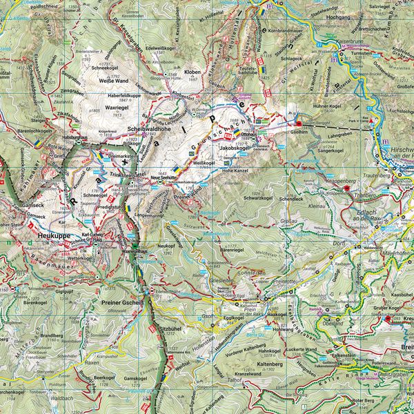 Produktbild: Freytag & berndt Wanderkarte WK 022 Schneeberg - Rax, Semmering - Schneealpe 1:50.000