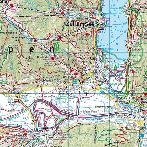 Produktbild: freytag & berndt Wanderkarte WK 120 Gro&szlig;glockner, Sonnblick - Kaprun - Zell am See 1:50.000