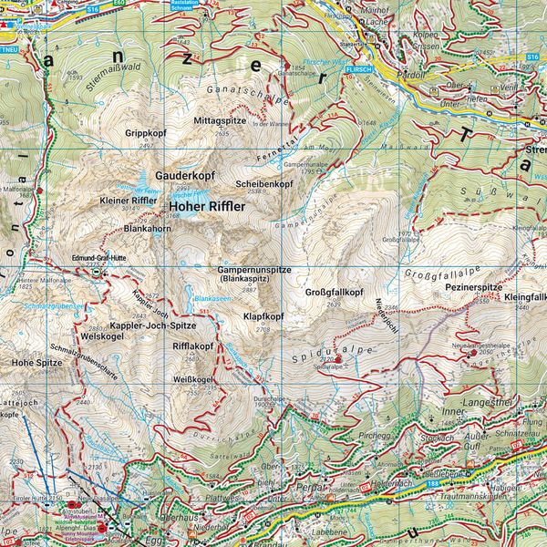 Produktbild: Freytag & berndt Wanderkarte WK 254 Landeck - Reschenpass, Paznaun - Samnaungruppe 1:50.000