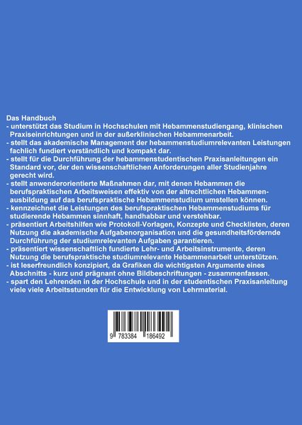Produktbild: Handbuch berufspraktisches Hebammenstudium