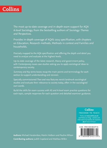 Produktbild: AQA A Level Sociology Themes and Perspectives