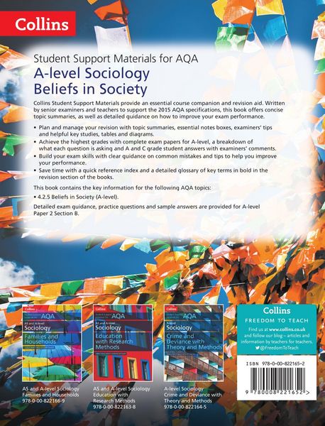 Produktbild: AQA A Level Sociology Beliefs in Society