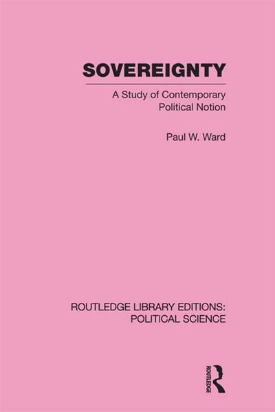 Produktbild: Sovereignty (Routledge Library Editions: Political Science Volume 37)