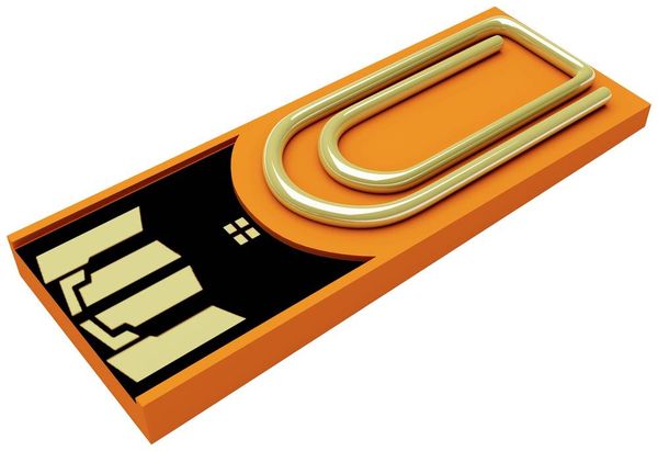 Produktbild: Xlyne clip/me TRUE DOCUMENT USB-Stick Bulk 8GB Orange CA08CO002 USB-A (USB 2.0)