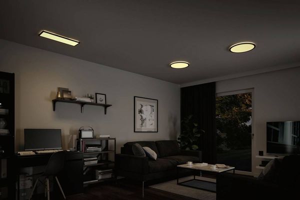 Produktbild: Paulmann Atria Shine 70999 LED-Deckenleuchte 22W Warmwei&szlig; Schwarz