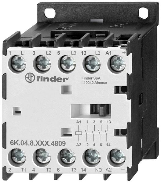 Finder 6K.04.8.024.4312 Industrierelais 4 Schließer 5.5kW 24 V/AC 12A 1St.