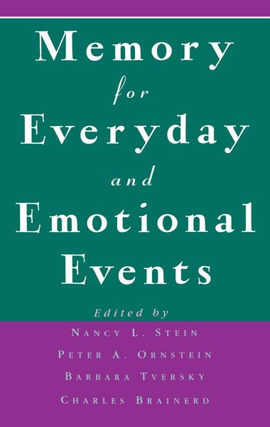 Produktbild: Memory for Everyday and Emotional Events