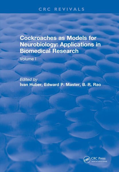 Produktbild: Cockroaches as Models for Neurobiology: Applications in Biomedical Research