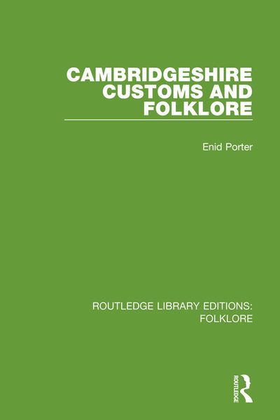 Produktbild: Cambridgeshire Customs and Folklore (RLE Folklore)