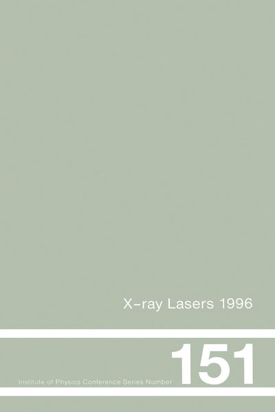 Produktbild: X-Ray Lasers 1996