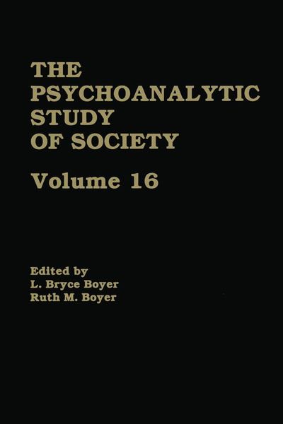 Produktbild: The Psychoanalytic Study of Society, V. 16