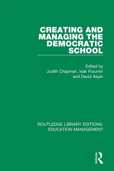 Produktbild: Creating and Managing the Democratic School